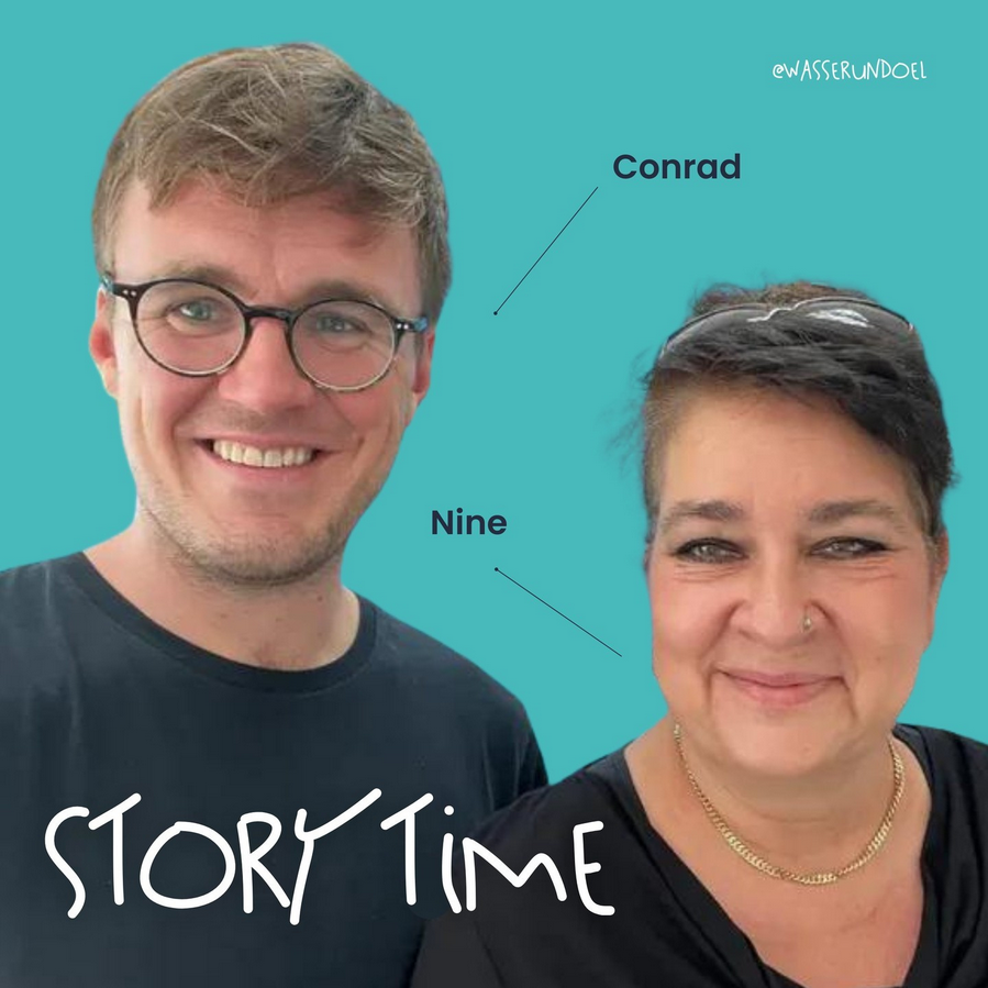 Foto von Conrad und Nine, den Gründern von wasserundoel
