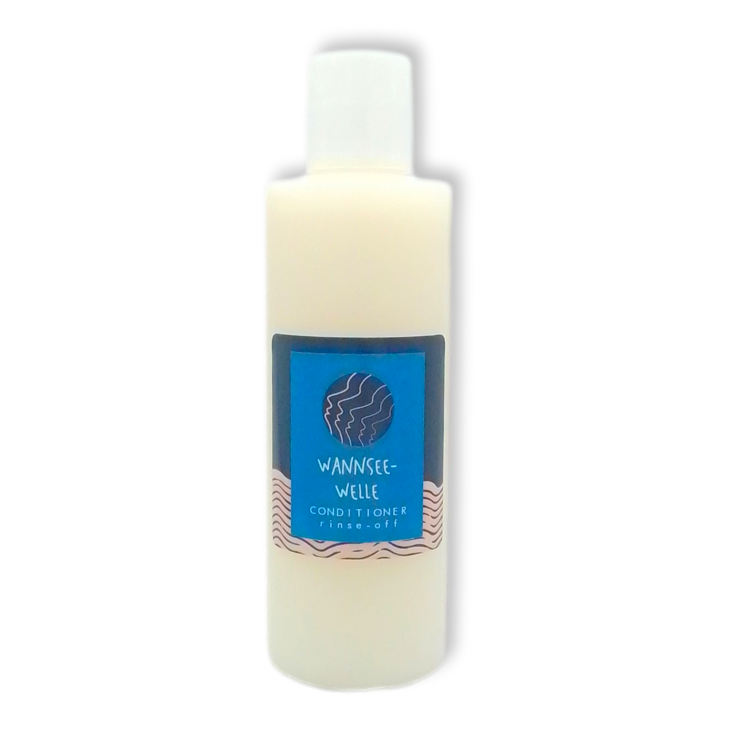 Flasche 200 ml mit dem Conditioner Wannseewelle von wasserundoel von vorne
